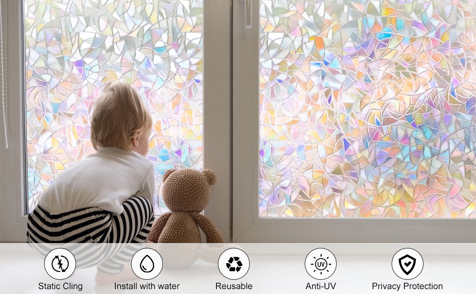 mangobox window film decorate on glass